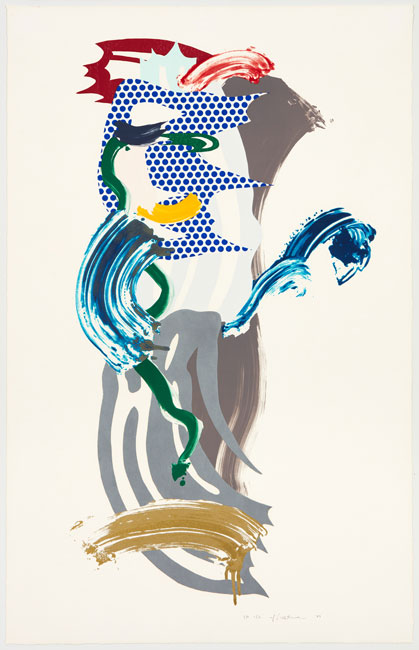 Roy Lichtenstein, Blue Face, 1987-1989