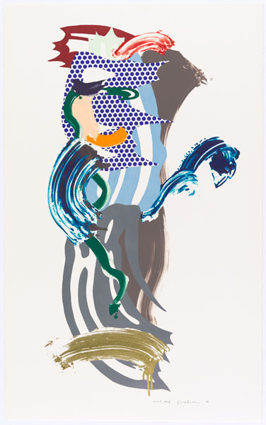 Roy Lichtenstein, Blue Face, 1987-1989